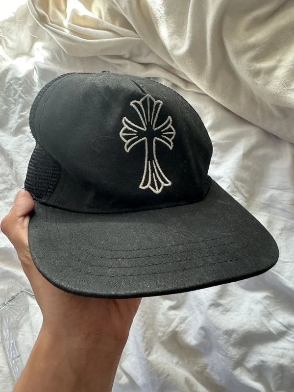 Chrome Hearts — Hearts Cross Trucker Hat — Clothing — resale