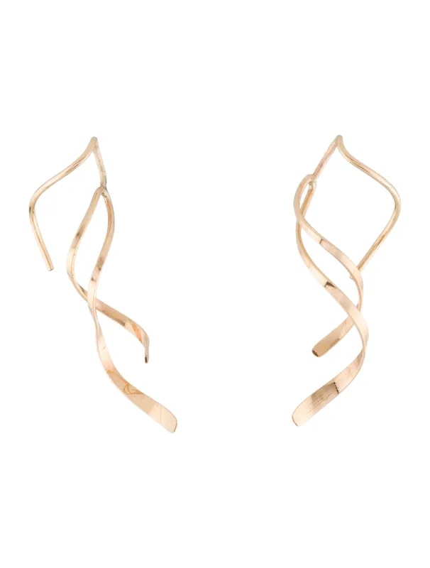 10K Spiral Drop — Jewelry — resale