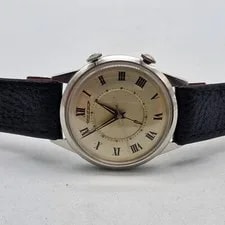 Jaeger-lecoultre Alarm Silver Dial Manual Wind Man's / E091 2
