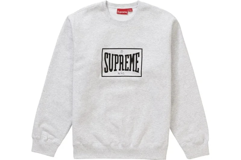 Supreme — Supreme Warm Up "Everlast" Crewneck — streetwear — resale