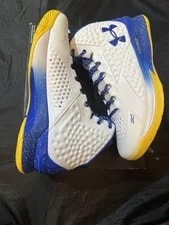Under Armour Curry 1 Retro Dub Nation Basketball Shoes Size 14 3024397-101 4