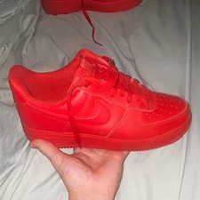 Nike Air Force 1 Low ’s Low Top Lace-Up Solid Athletic 2