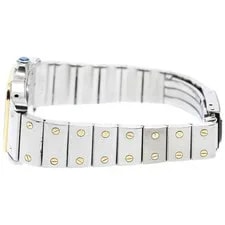 Cartier Santos Galbé SM W20012C4 24mm Ss/yg Beige Dial Quartz #C185 3