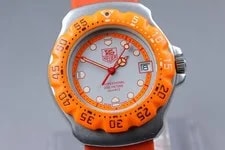 Tag Heuer — [Exc+5] TAG Heuer Formula 1 373.513 Orange Quartz From Japan — Watch — resale