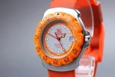 [Exc+5] TAG Heuer Formula 1 373.513 Orange Quartz From Japan 2