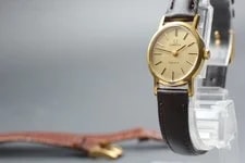 Omega — 1974 Near Omega Geneve Cal.625 Gold Dial Manual Winding — Watch — resale