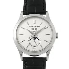 Patek Philippe — Patek Philippe Annual Calendar 5396G-011 38.5mm Silver #WW3895 — Watch — resale