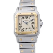 Cartier — Cartier Santos W20011C4 Stainless Steel / 18K Yellow Gold 41mm Quartz #TZW223 — Watch — resale