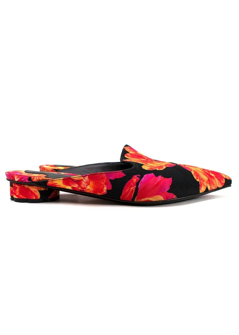 Salvatore Ferragamo and Floral Pointed Mules 2