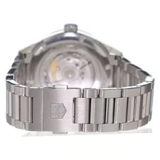 TAGHeuer Carrera Caliber 5 Day-Date 41mm Automatic Black SS WAR201A 4