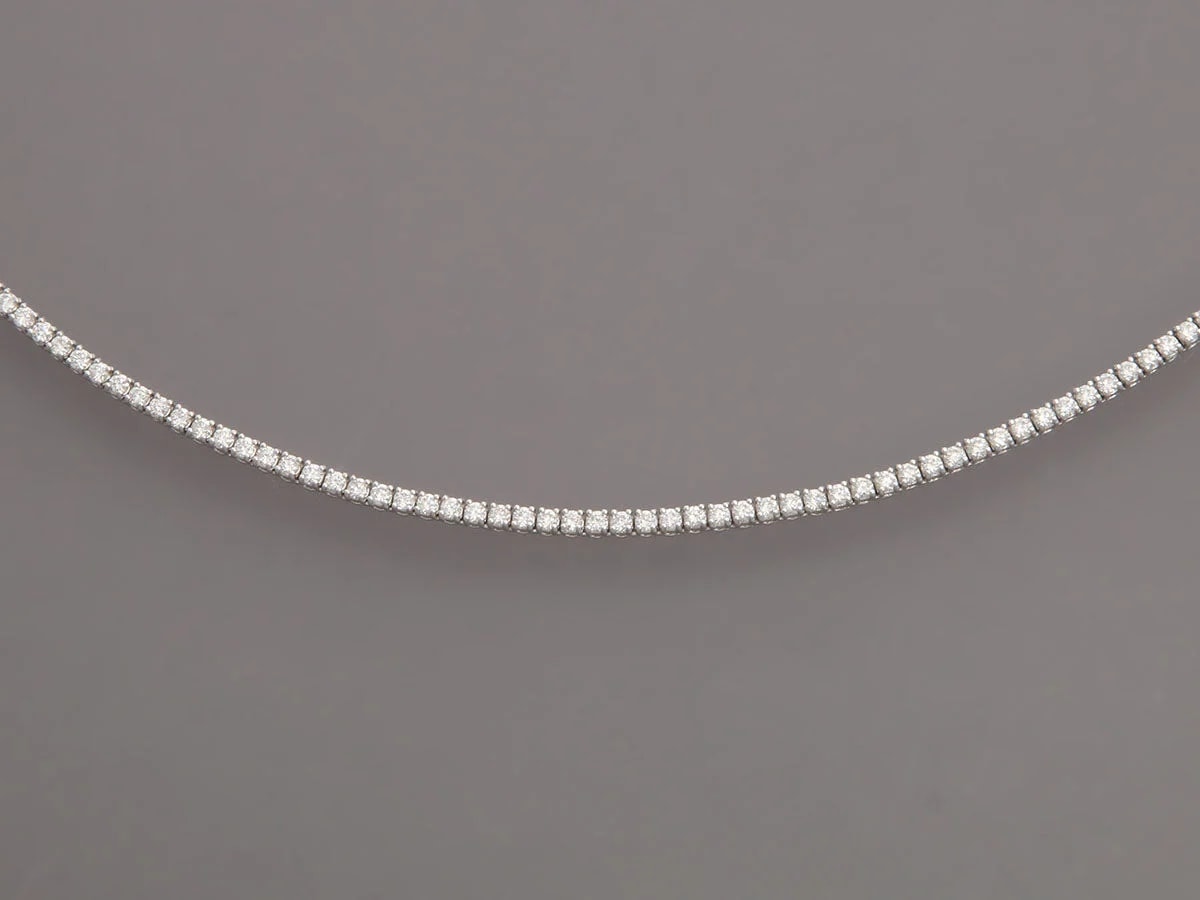 14K White Gold 3.87-Carat Eternity 2