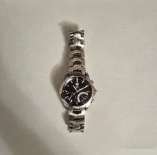 TAG Heuer Link Calibre S Quartz Chronograph Tachymeter 42mm 200m Black Dial 2