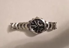 TAG Heuer Link Calibre S Quartz Chronograph Tachymeter 42mm 200m Black Dial 3