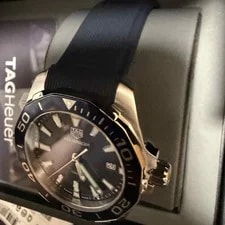 TAG Aquaracer Quartz Blue Rubber Strap for WAY101C.FC6153 43mm Diver 2