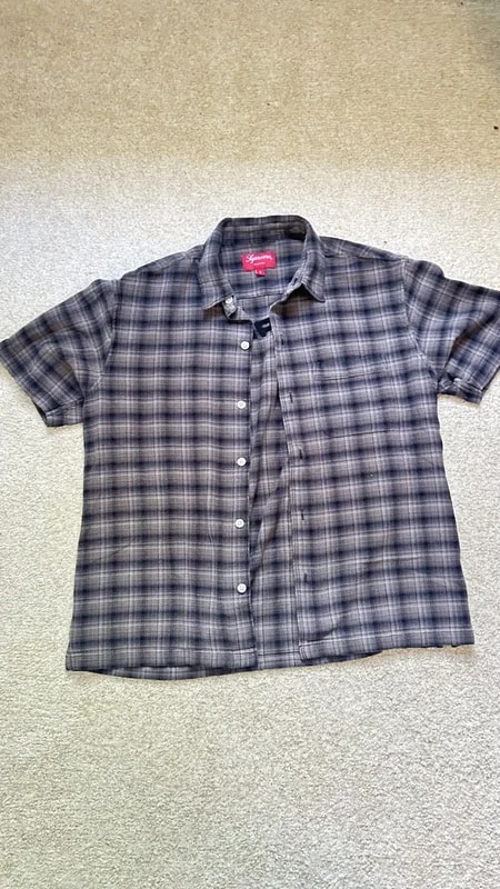 Supreme — Supreme Buttoned Short Sleeve — streetwear — resale
