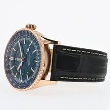 Breitling Navitimer Automatic Green Dial Solid 18kt Rose Gold 41mm R32310 3