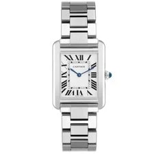 Cartier Tank Solo Small Steel Silver Dial W5200013 2