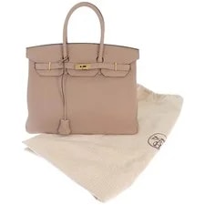 Hermès — Hermès Birkin 35 Etoupe Tone Tgis — Handbag — resale