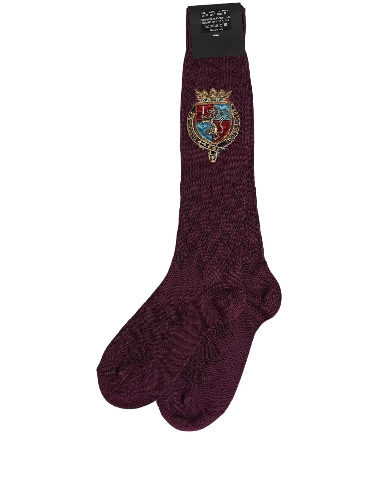 Dolce & Gabbana — Dolce & Gabbana DG Logo Knee High Accessory Socks — Accessory — resale