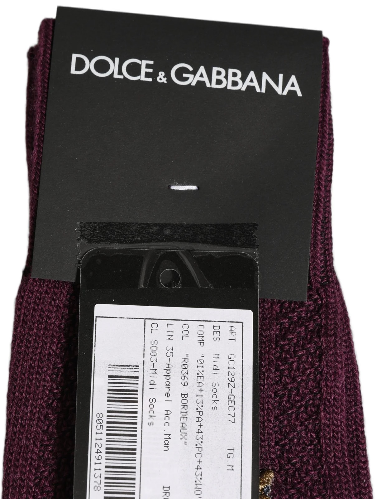 Dolce & Gabbana DG Logo Knee High Accessory Socks 4