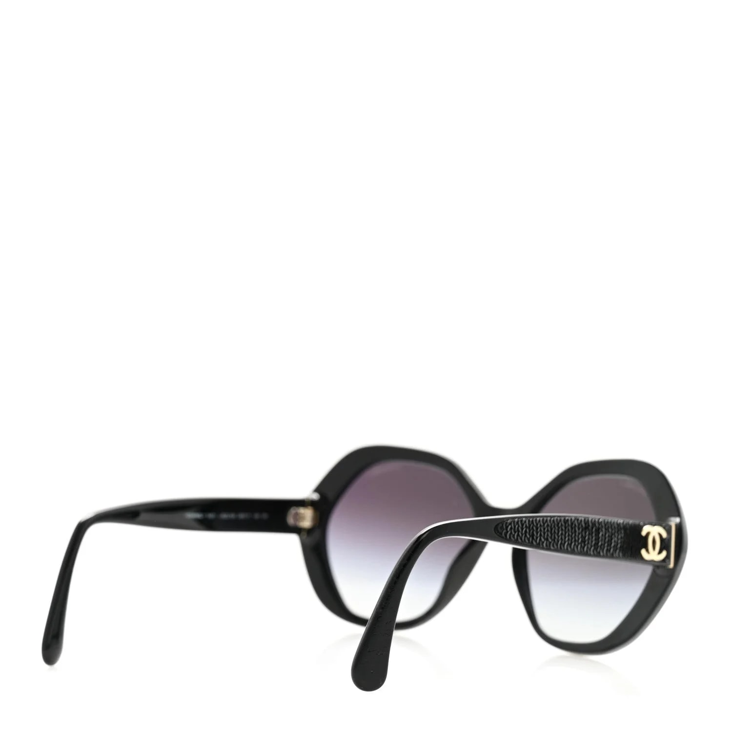 Acetate Sequin Round Sunglasses 5451-A 4