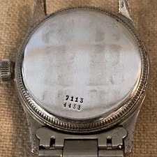Tudor Oyster Manual Wind Shield Rose Dial ~1940S Antique 2