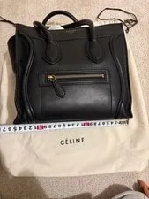 Celine Luggage Shopper Auth W/ Dust From Japan 3