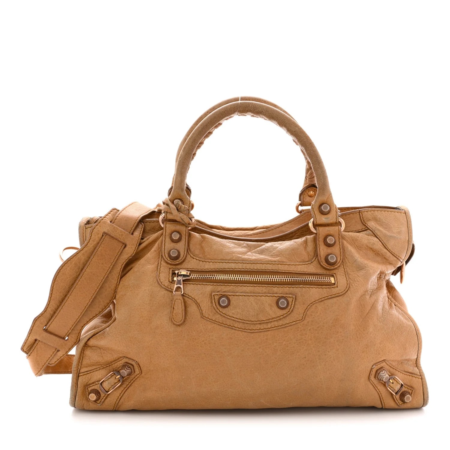 Balenciaga — Giant 12 Rose Gold City Cumin — Handbag — resale