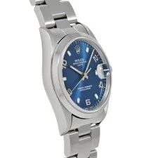 Rolex Oyster Perpetual Date 15200 34mm Stainless Steel Blue #WW5232 3