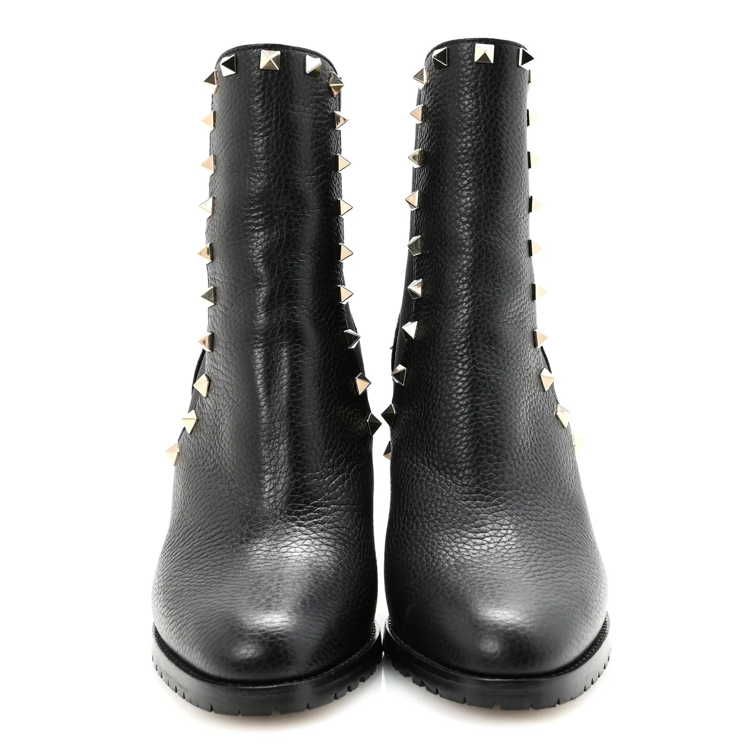 Grained Rockstud Chelsea 80mm Ankle 37 3