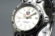 Near * TAG Heuer SEL S99.013M/E 34mm White Dial Boy's Quartz 2