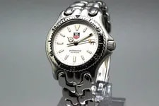 Near * TAG Heuer SEL S99.013M/E 34mm White Dial Boy's Quartz 4