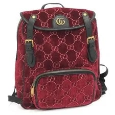 Gucci — Gucci Marmont GG Embossed Backpack 574942 Rucksack Daypack Auth — Handbag — resale