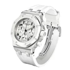 Audemars Piguet Royal Oak Offshore 37MM White Mixed Markers Dial Stainl... 2