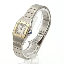 Authentic [Unserviced - Value Price] Cartier Santos Galbee SM Two-Tone W2001... 2