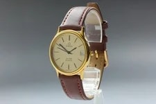 Modified Omega de Ville Ref.196.0158 33mm Gold Date Quartz 3