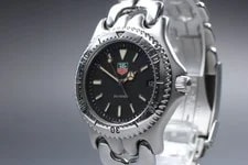 [Exc+5] Tag Heuer S/el S99.306 Black Dial Quartz From Japan 2