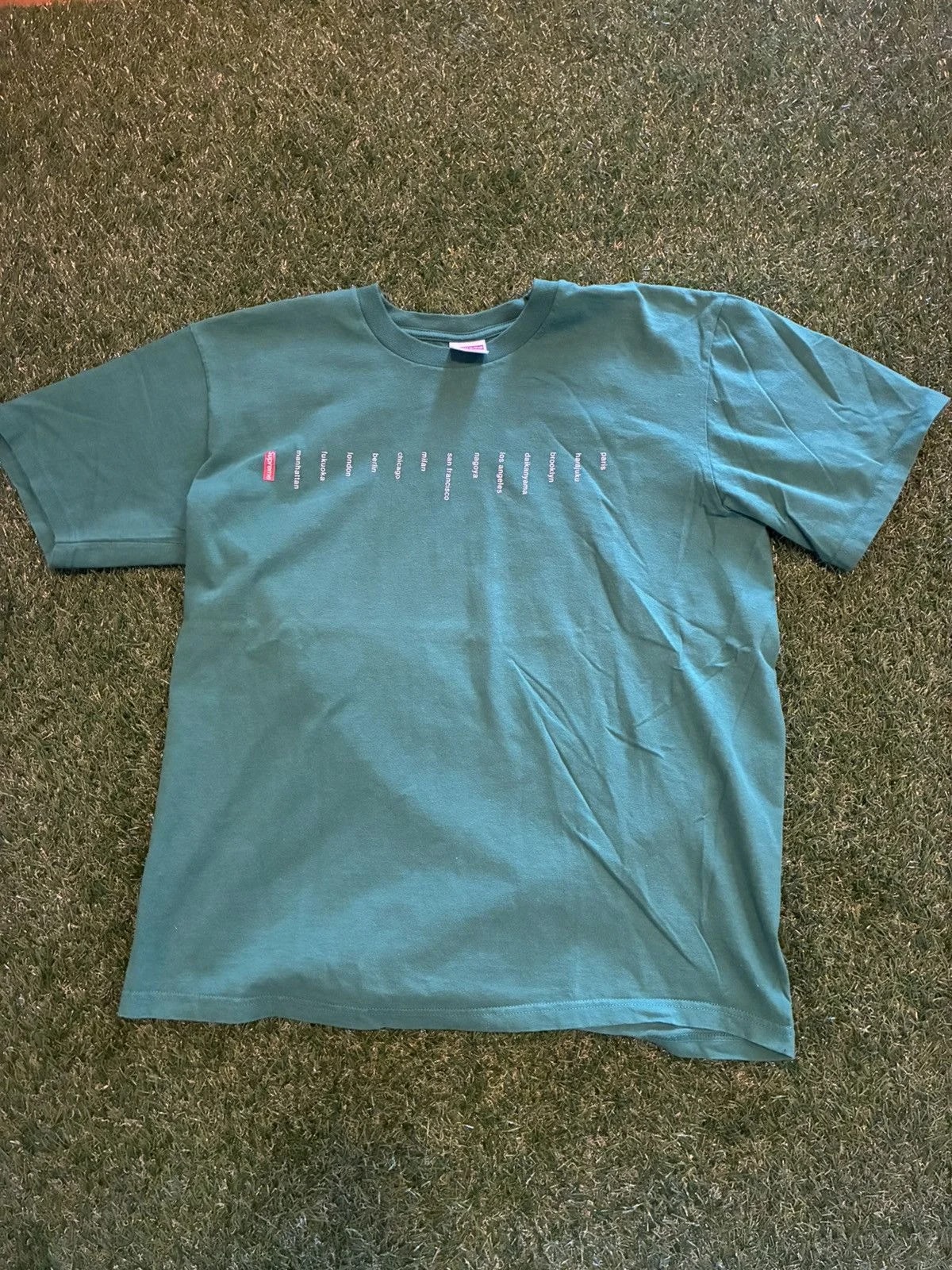 Supreme — Supreme Location Tee — streetwear — resale