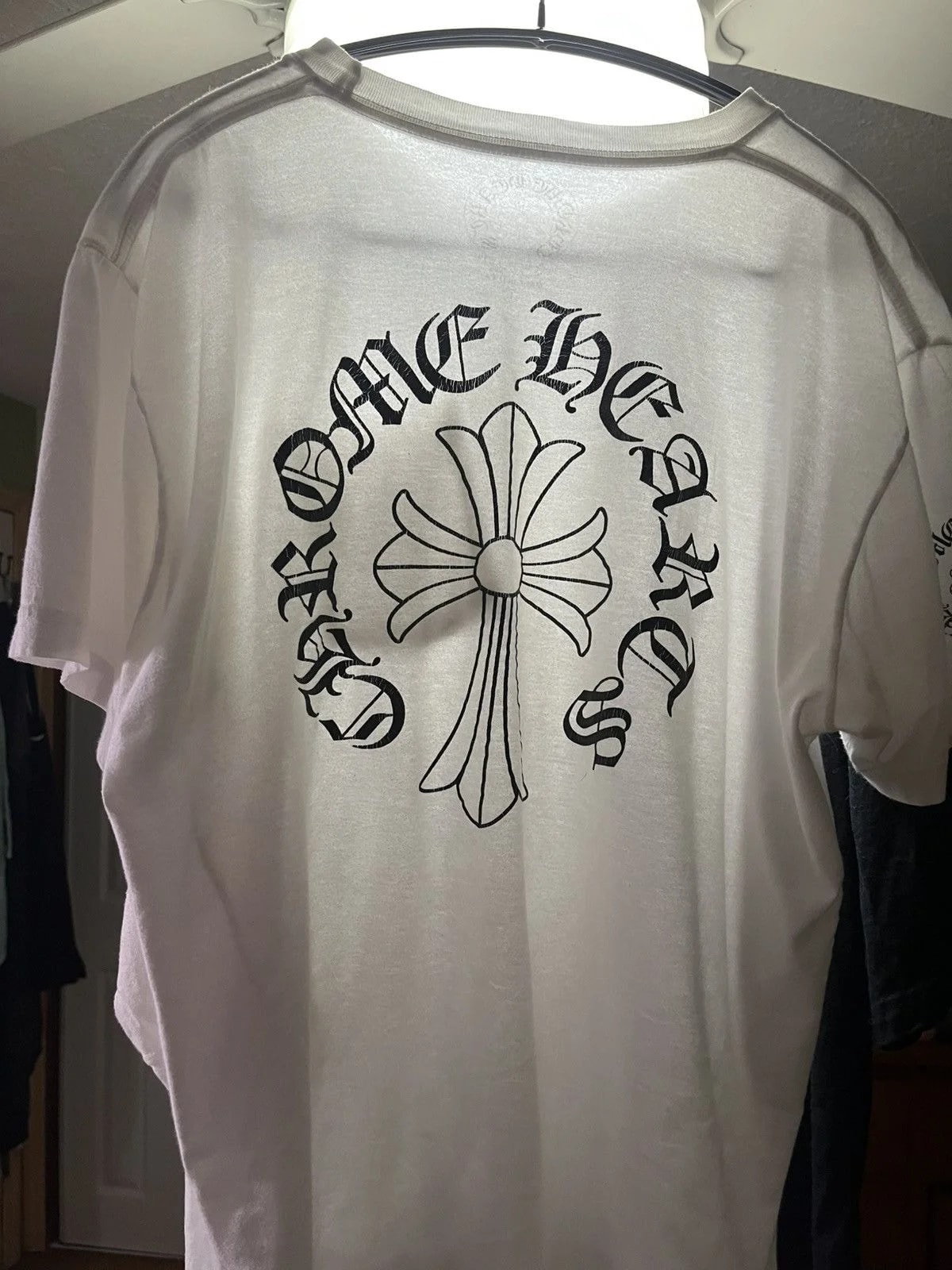 Chrome Hearts — Hearts Cross Short Sleeve Pocket T-shirt — streetwear — resale