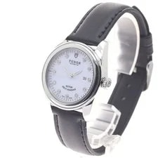 Tudor Glamour 53000 Automatic Date Stainless Steel Leather From Japan 2