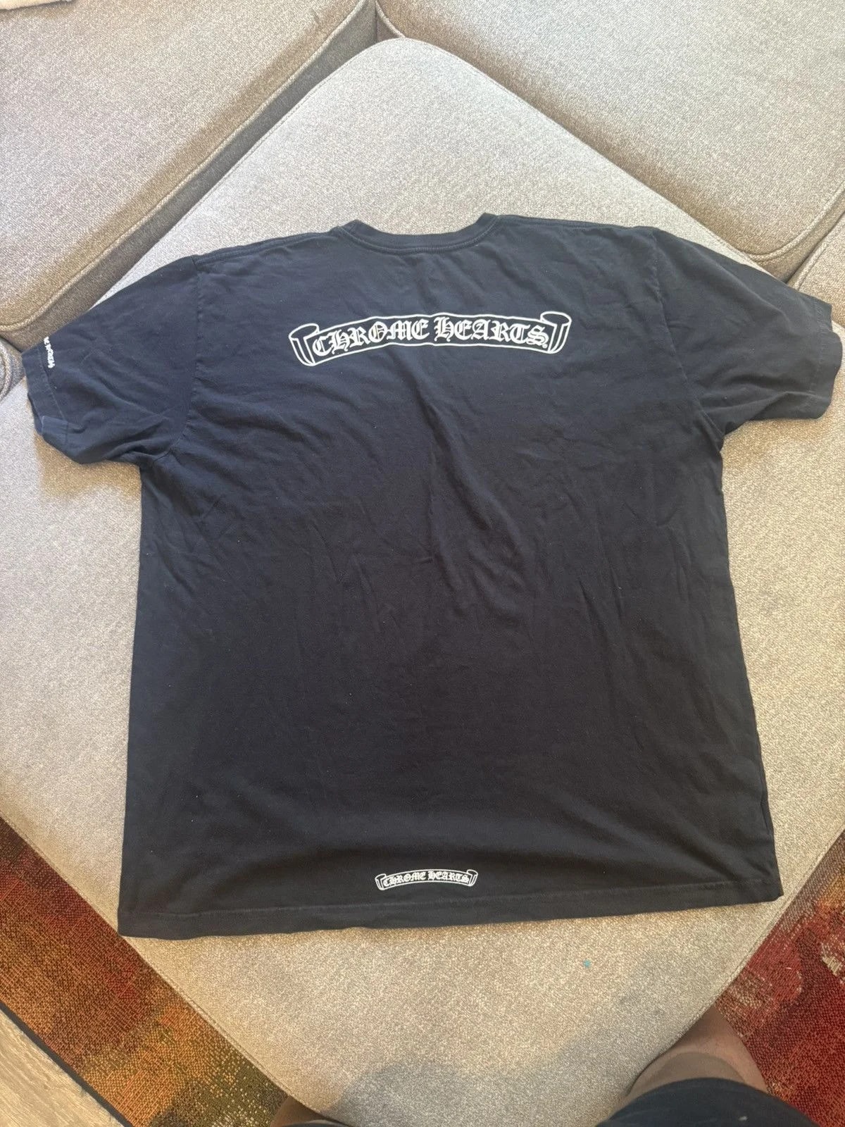 Chrome Hearts — Hearts Scroll Short Sleeve TShirt — streetwear — resale