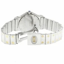 Cartier W2001583 Santos Octagon LM Date Quartz _957324 3