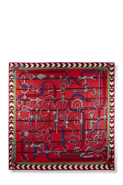 Hermès — & 'Panoplie Equestre' Shawl — Accessory — resale