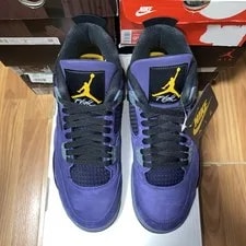 Jordan Retro 4 Lakers 4