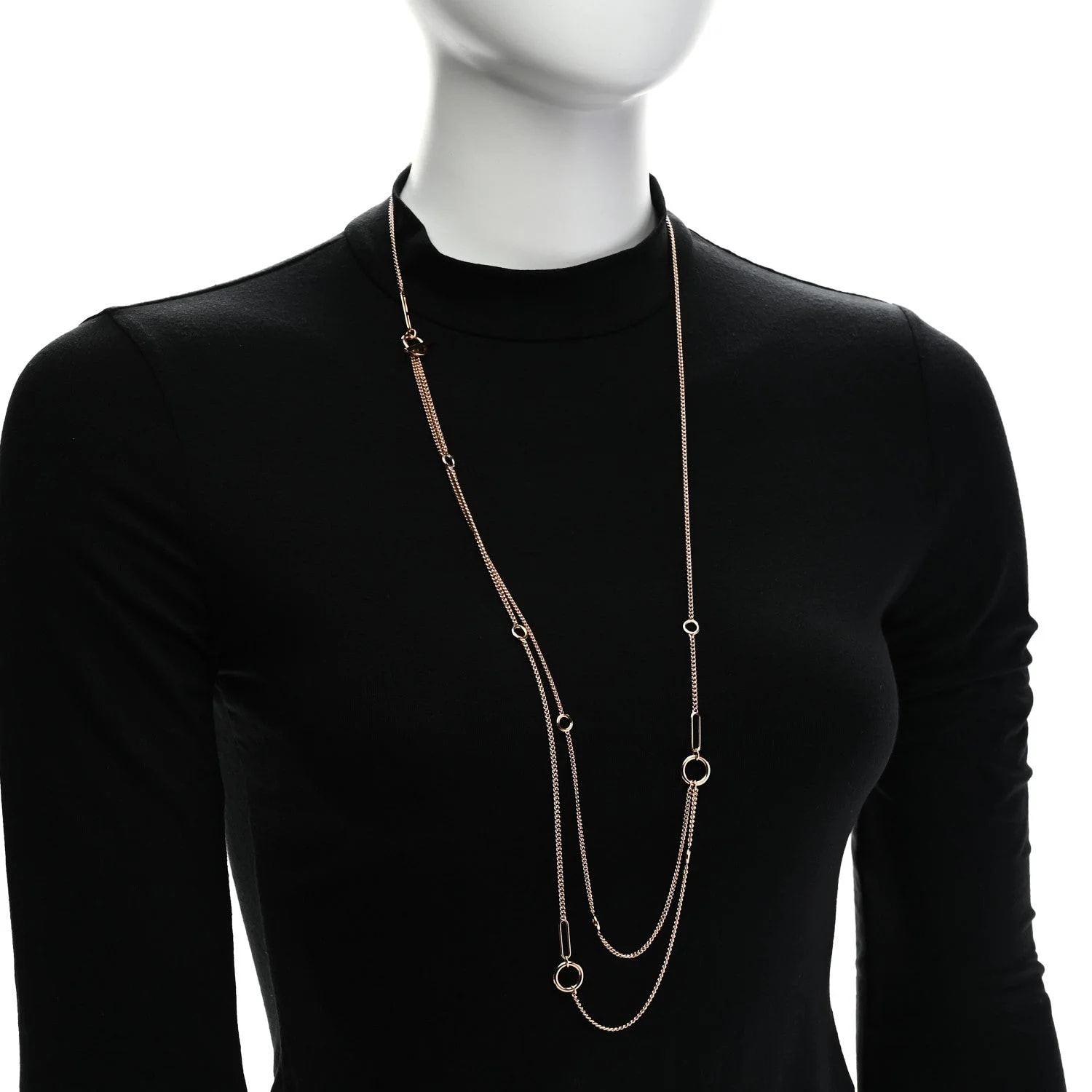18K Rose Gold Echappee Extra Long 2
