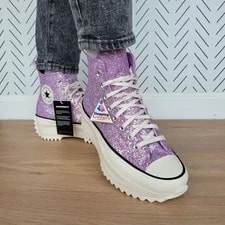⭐Converse Run Star Hike Platform 11 Shoes Glitter A10096C 2