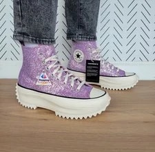 ⭐Converse Run Star Hike Platform 11 Shoes Glitter A10096C 3