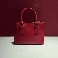 Auth Prada Galleria Double Zip Mini 3