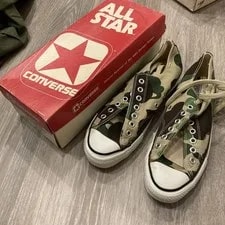 Converse — 1980's Converse All Star Box Size 9.5 Camouflage — Sneaker — resale