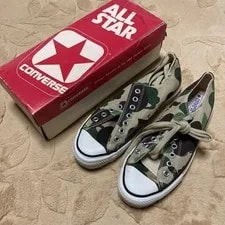 1980's Converse All Star Box Size 9.5 Camouflage 4